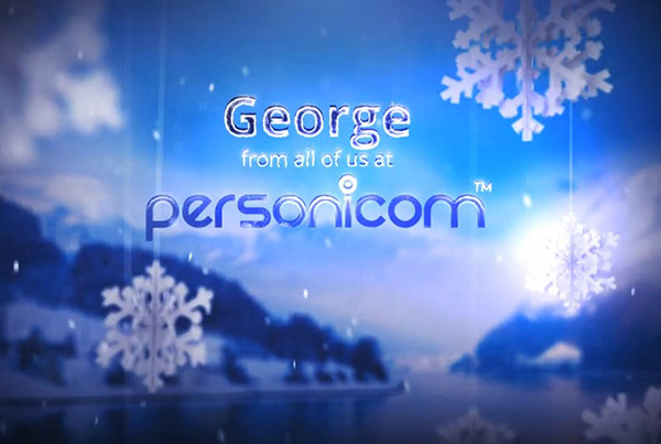 PersoniCom Holiday Video Card