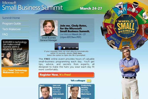 Microsoft Small Business Summit – eVoice Sample